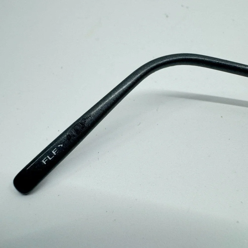 Flexon By Marchon Glasses‎ Dark Grey 50-20-140 Used Dark Silver H9997